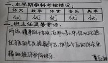 三年级班主任评语