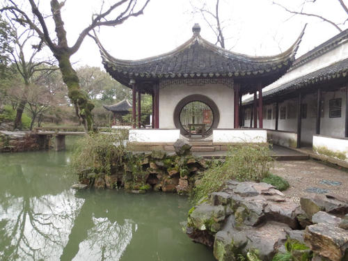 赞美苏州园林的诗