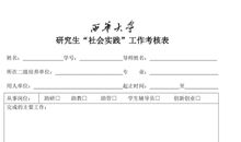 研究生社会实践的评语