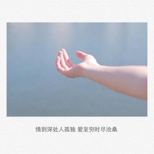 经典语录：爱在深处寂寞，爱没有尽头