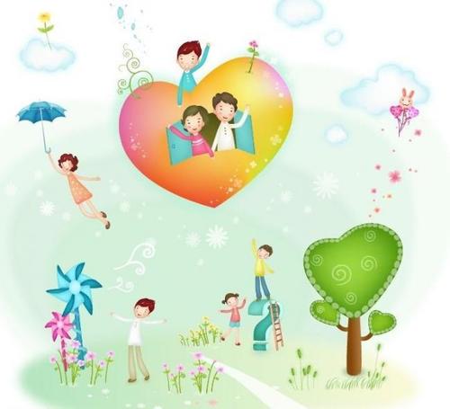 幸福，温暖的色彩