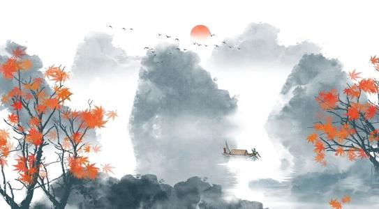 黄机：晚上在小郊·仪贞河上的严寒