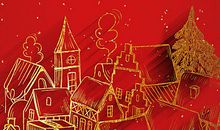 描写喜庆场面的句子