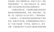 红与黑的英文读后感