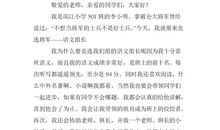 竞选小组长演讲稿