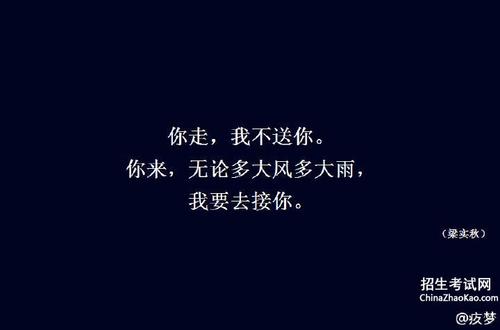 经典语录：微笑是我见到你后幸福的发酵