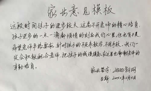 2016年优秀小学生家长评论集