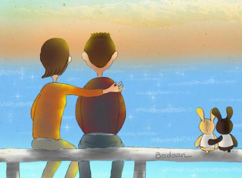 经典语录：如果一个人像彩虹，他知道他在上面遇见了什么