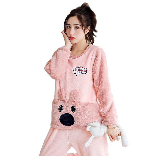 珊瑚绒睡衣标语