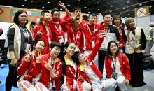 给运动员加油的话