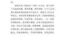 西游记读后感900字