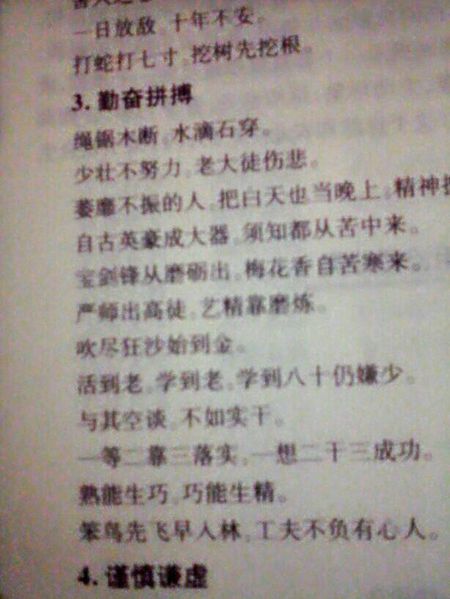 关于毅力的名言