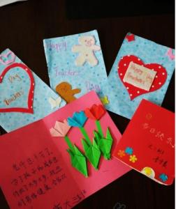 幼儿园教师节贺卡