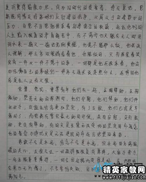 读诗记后的1000字