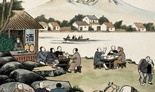 丰子恺：山中避雨