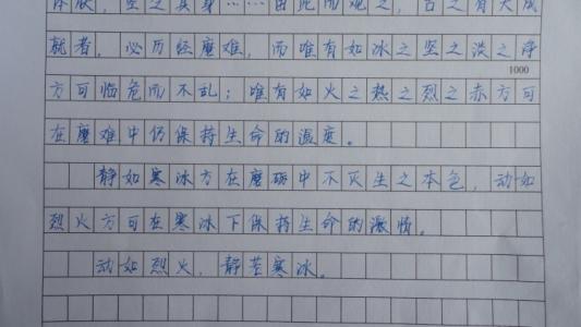 高考段美丽段落