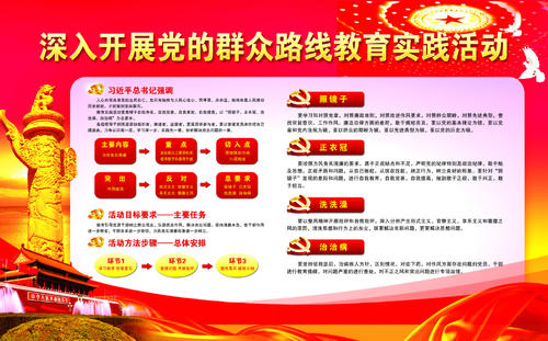 党的群众路线宣传口号