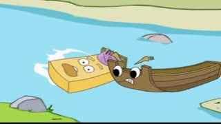 小来和小黛用木柴和蔬菜交换了绕口令