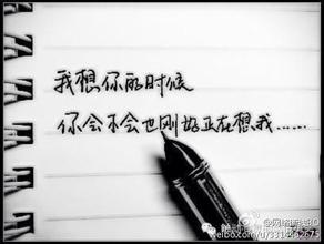 失踪女友的句子