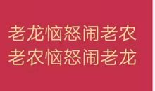 老龙和老农绕口令