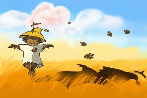 稻草人继续写200个字