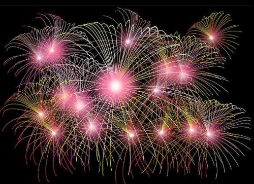 漂亮的句子描述烟花