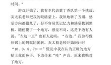 有趣的游戏作文