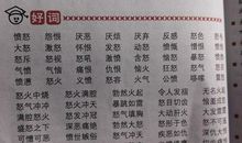 描写人物表情的词语