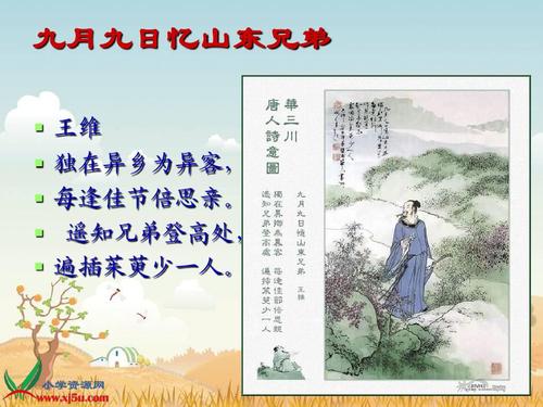 9月9日忆山东兄弟王维-9月9日忆山东兄弟古诗。