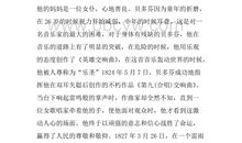 贝多芬读后感300字