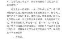 大一学年自我鉴定
