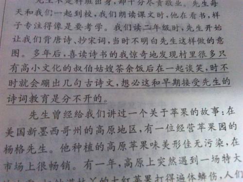 关于校园的句子