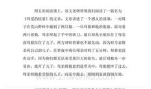 母爱的较量读后感