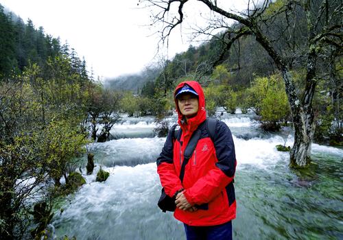 描述雪后景观的一段