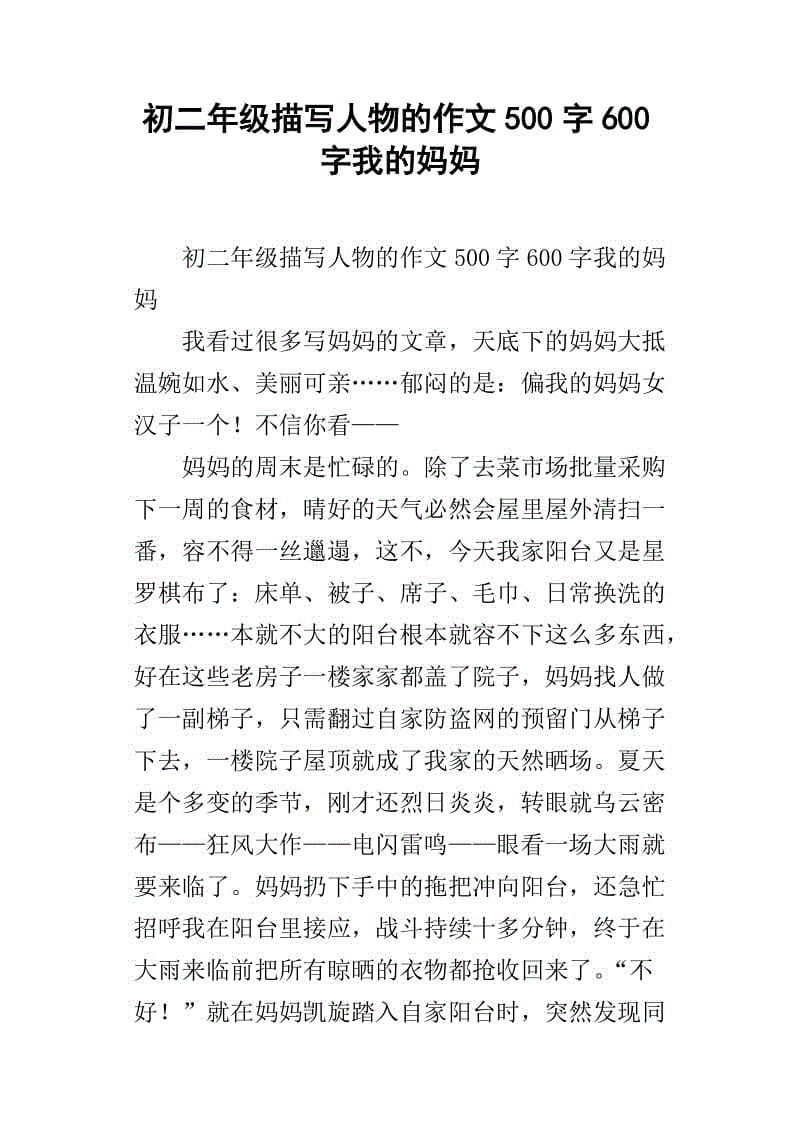 字符描述片段500个单词