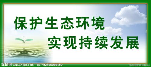 关心环境的口号
