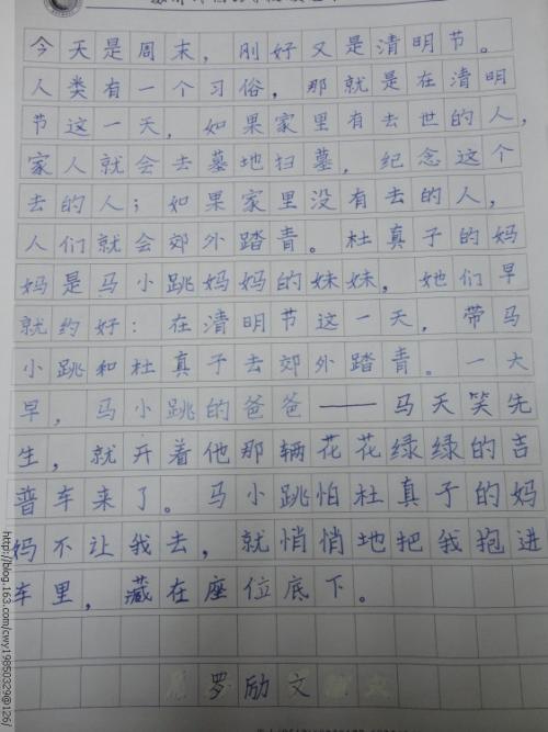 描绘人物的精彩片段