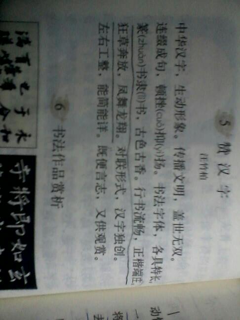 赞美汉字的句子