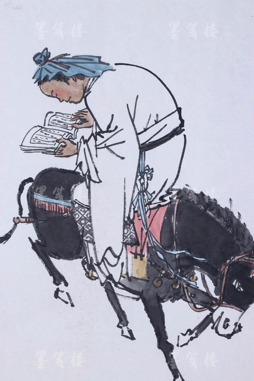 谢厚裕骑驴读书