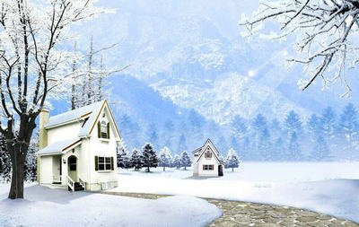 描述冬季环境的句子