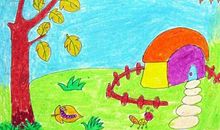 秋天的图画作文