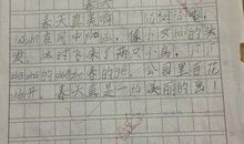 我心中的春天700字