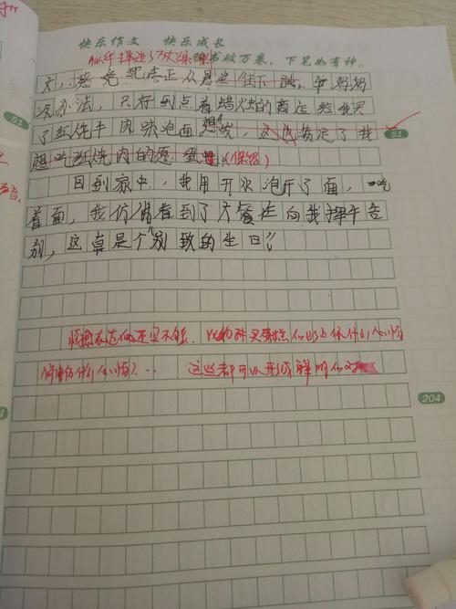 我的生日六年级作文