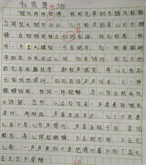 春天的声音组成