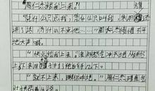 小学生写人记事作文