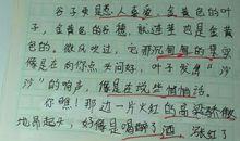 关于秋天的日记