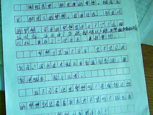 我的梦想是成为一名设计师