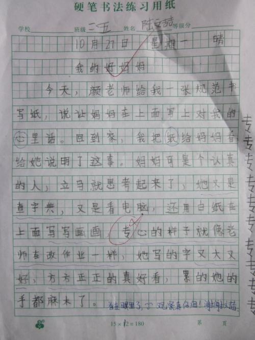 我奶奶作文500字