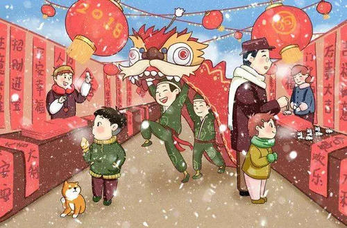 春节期间购买新年商品的构成