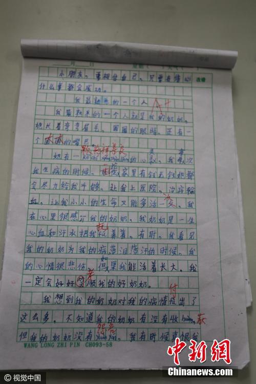 小学生组成我奶奶